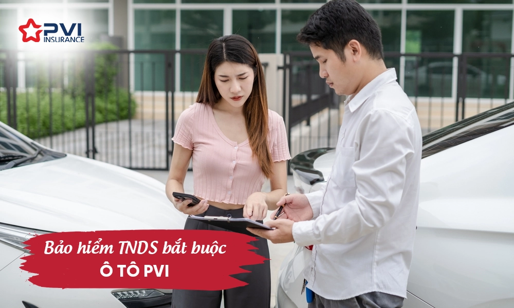 Bảo hiểm TNDS bắt buộc ô tô PVI